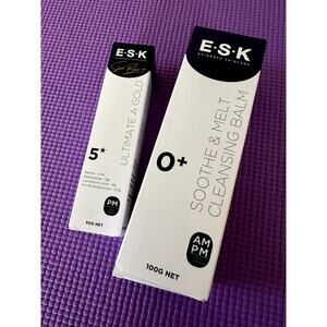 ESK Cleansing Balm and Ultimate Gold Retinal Set New Premium Skincare Bundle